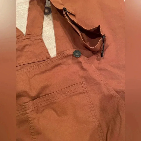 Unisex Blue Steel Rust Colored Overalls Slim 42 - Picture 4 of 15